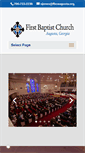 Mobile Screenshot of fbcaugusta.org